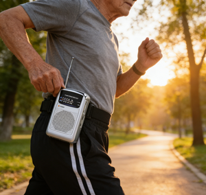 Taşınabilir FM AM Cep Radyosu, Kemer Klipsi, Pilli, Mini İşaretçi Radyo, Dış Mekan Kampı ve Günlük Kullanım İçin - Product Image 5