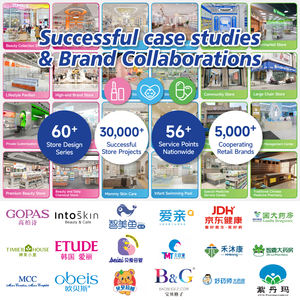 Kiosco de Centro Comercial BKC026 para Productos de Cuidado de la Piel, Exhibición de Lujo para Tienda de Artículos de Belleza, Stand para Exhibición de Productos de Cuidado de la Piel - Product Image 3