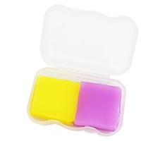 Colle adhésive en gel de silicone multicolore réutilisable pour peinture diamant, avec boîte de rangement, pour outils d'artisanat artistique diamant 5D DIY