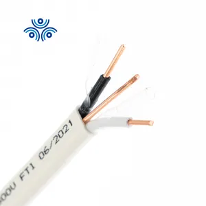 UL CUL approved NMD90 8/3 NMD90 6/3 flat copper conductor NMD90 14/2 residential building electrical NMD90 12/2 HT Cables