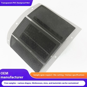 공장 블랙 PVC 먼지 그물 접착 섀시 팬 냉각 플라스틱 필터 메쉬 HDPE PC 혼 커버 효율적인 냉각 롤 - Product Image 6