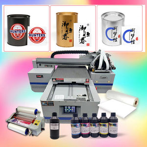 Imprimante UV à plat multifonctionnelle LED C+W+Vernis, petite taille 4060 A2, pour autocollants UV DTF, stylos, bouteilles, coques de téléphone - Product Image 1