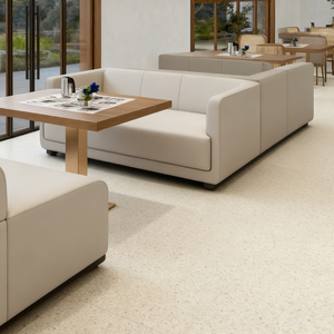 Plancher en vinyle SPC PVC multicolores à prix avantageux, 4 mm, imperméable, style <span class=keywords><strong>terrazzo</strong></span> - Product Image 1
