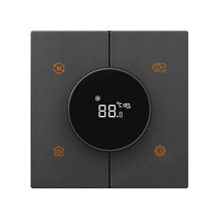 24V Smart Home Switch Hôtel Température Mesure Numérique KNX Grand Thermostat Knx Interrupteur Intelligent
