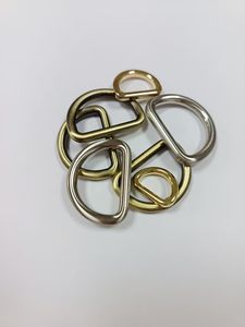 Correa de bolso de forma redonda de metal grueso, correa de perro, collar de cadena, anillo en D plano - Product Image 6