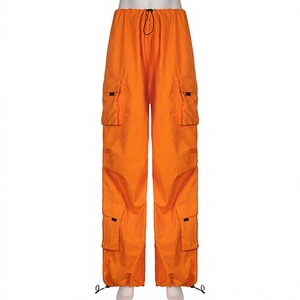 Pantalones Cargo para Mujer con Cintura Ajustable, Multibolsillos, Casuales, Utilitarios, Fabricante de Ropa Personalizada OEM ODM - Product Image 1