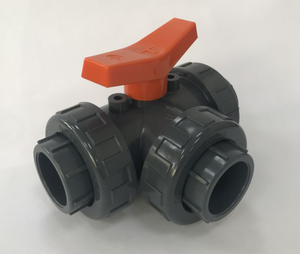 +GF+ 343T Matériau plastique/PVC-U/EPDM Filetage RP |   Contrôle du débit des fluides industriels - Product Image 3