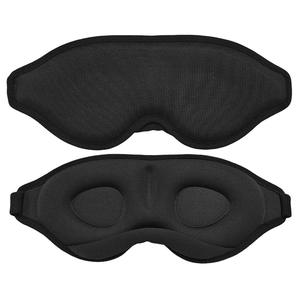 Masque de sommeil 3D personnalisé en usine, masque de sommeil transfrontalier très vendu, masque de sommeil complet pour le nez, Laika+Memory Foam, marque LINA, articles en stock à long terme - Product Image 4