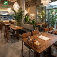 Meubles modernes pour hôtels, restaurants et cafés : Ensembles table et chaise en bois et métal, sièges de banquette durables et écologiques – Solution tout-en-un