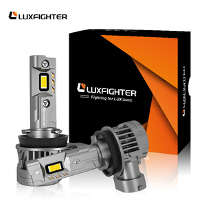 Luxfighter mejor rendimiento Q66 9600LM <span class=keywords><strong>H7</strong></span> H11 9005 9006 cabeza de luz Plug and Play <span class=keywords><strong>Led</strong></span> faros <span class=keywords><strong>bombillas</strong></span> para coche motocicleta camión - Product Image 1