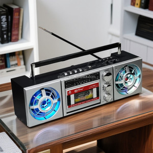 Reproductor de Casetes Retro ELETREE PX-788BT, Altavoz BT, <span class=keywords><strong>Radio</strong></span> FM AM SW, Reproductor de MP3 USB TF, <span class=keywords><strong>Radio</strong></span> Vintage Portátil con Grabación - Product Image 5