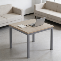 Ensemble de tables basses modernes personnalisables en MDF, bureau de conférence écologique pour les écoles et les hôpitaux, mobilier de bureau