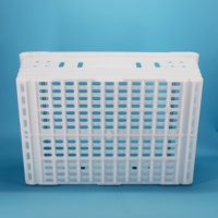 Caisse de transport empilable en plastique OEM personnalisée pour fruits (melon, durian, noix de coco) pour supermarché