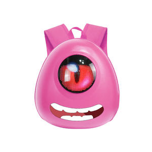 Sac à dos scolaire intelligent avec écran LED, imperméable, tendance, rose, jaune, blanc, avec chargeur USB, sac à dos scolaire, sac à dos LED - Product Image 1