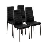 Ensemble table à manger moderne en cuir coloré 4 chaises vente en gros de meubles de maison pour cuisine hôtel maison en tissu velours