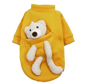 새로운 디자인 겨울 따뜻한 애완 동물 옷 부드러운 모피 코트 큰 귀 토끼 모피 코트 - Product Image 6