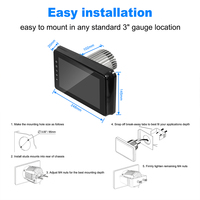 8 Zoll Wasserdicht IP6X mit Kabellosem CarPlay Android Auto für Marine, Golfwagen, Motorrad, Auto-DVD-Player