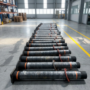 Tuyau d'aspiration chimique EPDM renforcé de fil spiralé, tuyau en caoutchouc NBR avec service de découpe disponible - Product Image 1