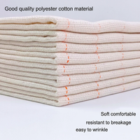 Rouleau de tissu 100 % polyester pour tufting, toile de moine, support de tapis, tissu satiné uni primaire pour pistolet à tufting DIY