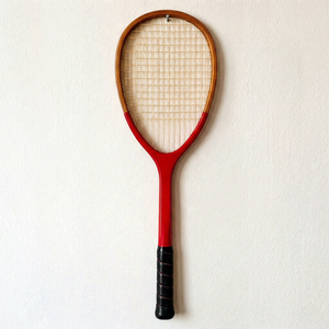 Raquette de badminton en bois unisexe, personnalisable, toutes tailles et couleurs, avec poignée souple antidérapante, filet rigide et logo personnalisé - Product Image 1