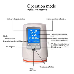 LCD ekran otomatik geliştirme hava vakum pompası 4 modları elektrikli ereksiyon makinesi tıbbi terapi <span class=keywords><strong>Penis</strong></span> pompası erkekler için - Product Image 4