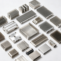 Fabricant de dissipateurs thermiques en aluminium usinés CNC OEM, dissipateur thermique extrudé sur mesure pour l'électronique, les circuits imprimés, les équipements LED et le refroidissement des équipements électriques