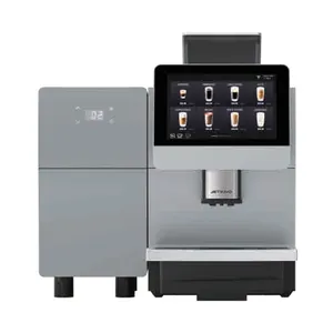 Бытовая Автоматическая Коммерческая кофеварка, сенсорная автоматическая кофемашина Эспрессо