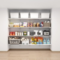 Étagère à livres moderne en métal avec étagères flottantes et tiroir pour l'organisation du bureau, de la salle à manger et du bureau d'étude