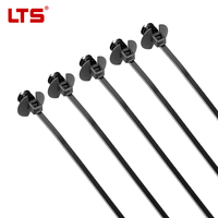 Attache-câble autobloquante en nylon à tête filetée 2,5*110mm pour faisceaux de câblage automobile de véhicules à énergie nouvelle, 100 pièces/sac, fixation sécurisée