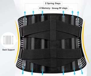 เข็มขัดพยุงหลังแบบรัดเอว ขายดี ทนทาน ช่วยพยุงหลัง - Product Image 6