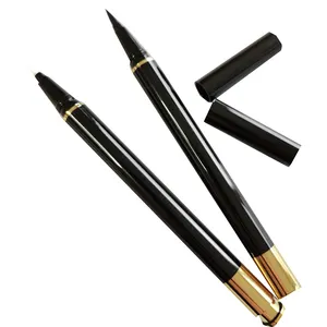 2022 New Best Self Adhesive Eyeliner 3d Mink Eyelashes Lashes Magic Eyeliner Glue Pen Private Label Mink Black Eye LINER Liquid