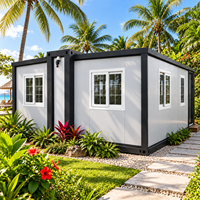 Maison conteneur de 20 pieds, bâtiment modulaire préfabriqué pour habitation résidentielle, bureau, dortoir, camping, hébergement