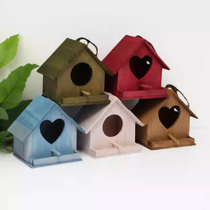 New Outdoor Hanging Nest Decorative Birdhouse Cedar Wood for <b>Small</b> to Large Birds and Pets Bird Supplies Cage - Product Image 5
