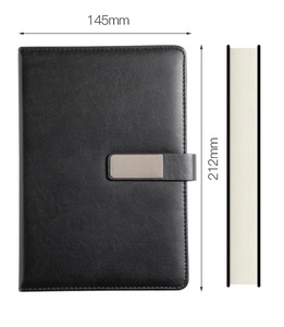 Promotion <b>Custom</b> PU Leather A5 Eco-Friendly Portable <b>Diary</b> Notebook with Printed Logo for Office School - Product Image 2