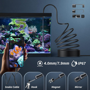 กล้องเอนโดสโคปแบบมีสายขนาด 8 มม. 3 in 1 กล้องแบบยืดหยุ่นกันน้ำขนาดเล็ก Type-C สำหรับสมาร์ทโฟน <span class=keywords><strong>iPhone</strong></span> - Product Image 4
