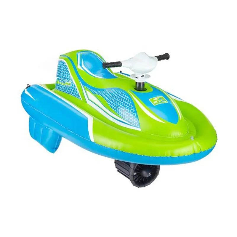 Flotador de pvc para piscina y barco a motor para niños, lancha hinchable de pvc, más popular y barato