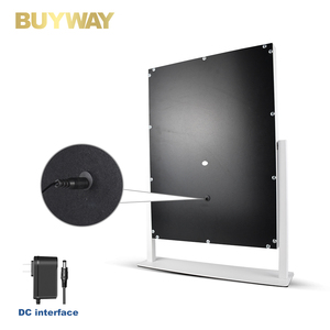 Holly gỗ trang điểm gương 12blub Dimmable USB Sạc màn hình cảm ứng đèn trang điểm <span class=keywords><strong>Led</strong></span> Gương chiếu sáng Vanity holly gỗ gương - Product Image 5