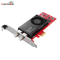Cartão Sintonizador de TV Octa DVB-T2/C2/T/C(J.83A/B/C)/ISDB-T/C/ATSC1.0 com Interface PCI-Express TBS6209Se