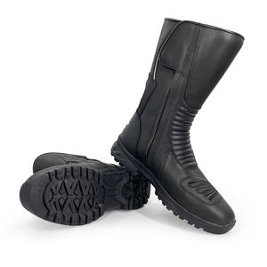 Bottes de <span class=keywords><strong>Moto</strong></span> en cuir pour Hommes, chaussures de <span class=keywords><strong>Moto</strong></span> pour Hommes - Product Image 2