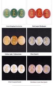 Piedras Preciosas Populares, Ovaladas y Pulimentadas, <span class=keywords><strong>Piedra</strong></span> Semipreciosa con Palabras Grabadas de Agradecimiento, 'Un Día a la Vez', <span class=keywords><strong>Piedra</strong></span> de Palma, Regalo, Artesanía Espiritual - Product Image 5