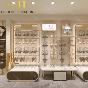 Armoire de décoration Shero Meubles de magasin de vêtements Vitrine de <span class=keywords><strong>sous</strong></span>-vêtements en bois Conception de comptoir de boutique de fantaisie - Product Image 1