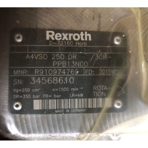 Bomba de Pistones A4VSO250DR 30R PPB13N00, Bomba Hidráulica Rexroth R910974769 con Accionamiento Electro-Neumático - Product Image 4