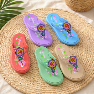 Tongs EVA pour femmes, sandales de plage d'été antidérapantes, pantoufles confortables pour femmes - Product Image 3