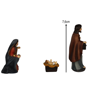 Ensemble de figurines de la Nativité persane ZICOM Eilat en polyrésine, figurines et jouets de Noël, environ. Modèle 99999-44101100301, 8 cm, 11 pièces - Product Image 2