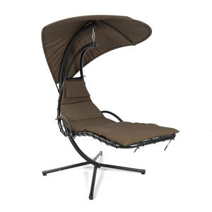 Meubles <span class=keywords><strong>de</strong></span> jardin Oeytree Chaise longue suspendue avec auvent Chaise hamac portable d'extérieur Chaise longue <span class=keywords><strong>de</strong></span> <span class=keywords><strong>soleil</strong></span> - Product Image 3