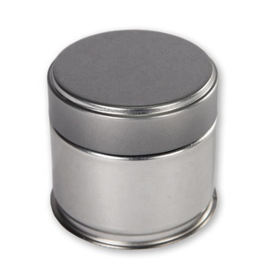 Tùy Chỉnh Kín Đôi Nắp Matcha Màu Xanh Lá Cây Trà Tin Có Thể Kéo Hàn Vòng Thiết Kế Với Thực Phẩm An Toàn Tinplate Kim Loại - Product Image 3