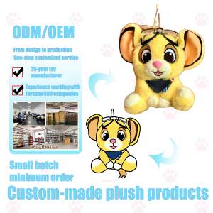 Niedliches Maßgefertigtes Source Dream Brand Plüschtier Mini-Tierfigur Tiger Superweich PP-Baumwollfüllung Stressabbau 10cm - Product Image 1