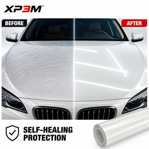 XP3M ลิควิด เมทัลลิก มูส สีขาว ลิควิด เมทัล กลอส TPU ฟิล์มเปลี่ยนสีรถยนต์ 7.5 มิล ซ่อมแซมตัวเองได้ ป้องกันรอยขีดข่วน ติดตั้งแบบเปียก - Product Image 3