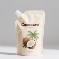 Sachet Doypack personnalisé imprimé 250ML 500ML 1L pour lessive, shampoing, savon liquide pour les mains, recharge avec bec verseur