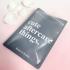 Bolsas Ziplock Impresas Personalizadas, Bolsa de Plástico Translúcida para Cosméticos, Envase para Lociones para el Cuidado de la Piel - Product Image 3